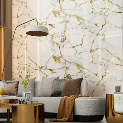 20Pcs Peel and Stick Marble Floor Wall Panels PVC Tiles Sticker US