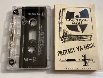 1993 Wu-Tang Clan Protect Ya Neck Method Man Cassette RARE