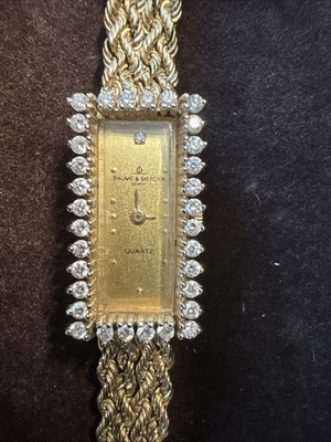 Baume & Mercier Geneve Women s Gold & Diamond Watch