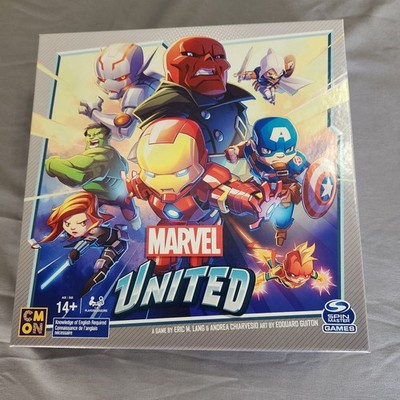 Marvel United Board Game Board New in box. Includes all pieces.