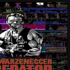 Predator - NES (1989) Mosaic Art - Full Game - 144 Pics - 8x10- Free Shipping