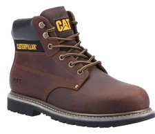 Mens Caterpillar PowerPlant Safety Classic Steel Toe Work Boots Sizes 6 to 13