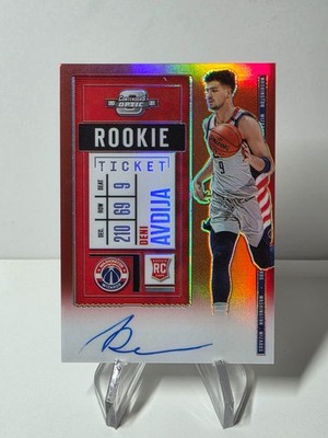  2020-21 Contenders Optic DENI AVDIJA /149 RED ON CARD AUTO Rookie 110 ALL-STAR