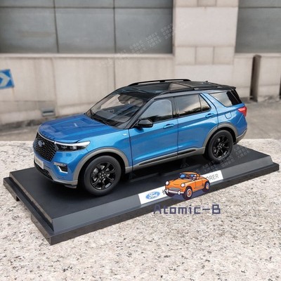 Original 1/18 Ford Explorer 6th Generation SUV Blue Diecast Car Model Gift