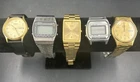 Seiko Lot Of 5 Mens Vintage Quartz Wrist Watches, Sports, Analog & Digital +More