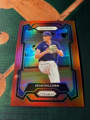 2024 Panini Prizm Rookie Colorado Rockies #288 Sean Sullivan - /299 Red Holo NM+
