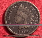 1906 indian head cent VG Details JC980