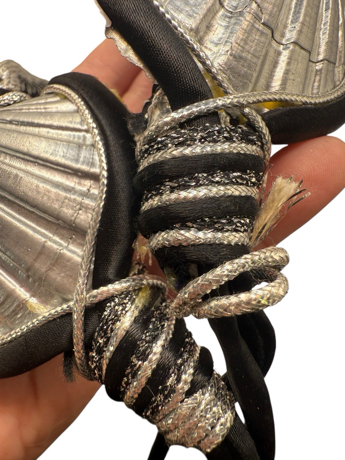 Vintage 1980’s Statement Seashell Shells Silver B… - image 8