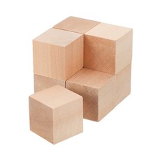 8Pcs Basswood Carving Block, 1.2"x1.2"x1.2" Square Wooden Dowels Blocks