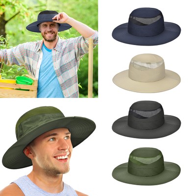 Mens Womens Summer Beach Sun Straw Panama Fedora Hats Flat Hat Big