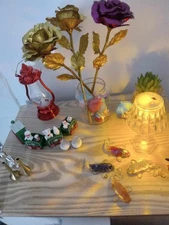 BOUQUET JEWELRY  image virtual digital photo postcard picture #E018T1A Elena S