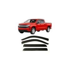 Window Visor CVSVVS19 Wind Deflector F/ 19-20 Chevrolet Silverado 1500 Crew Cab