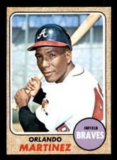 1968 Topps Baseball #578 Orlando Martinez NM/MT *f1