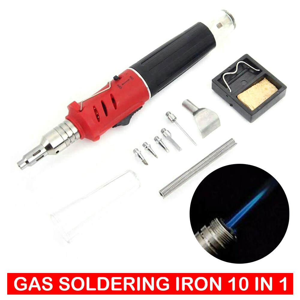 Cordless Auto Ignition Butane Gas Soldering Iron Kit Self Ignite
