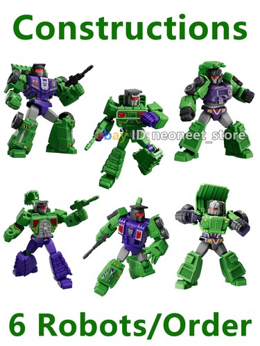 Figura de acción Blokees Transformers G1 Constructicons Defensor versión 6 vehículo - Imagen 18 de 21