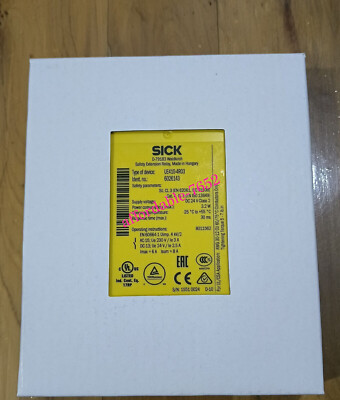 SICK  UE410-4R03  6026143 SAFETY RELAY DC24V NEW IN BOX DHL/FEDEX/UPS/EMS