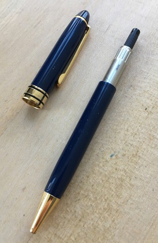 Blue and Gold Ballpoint Pen - Picture 2 of 5