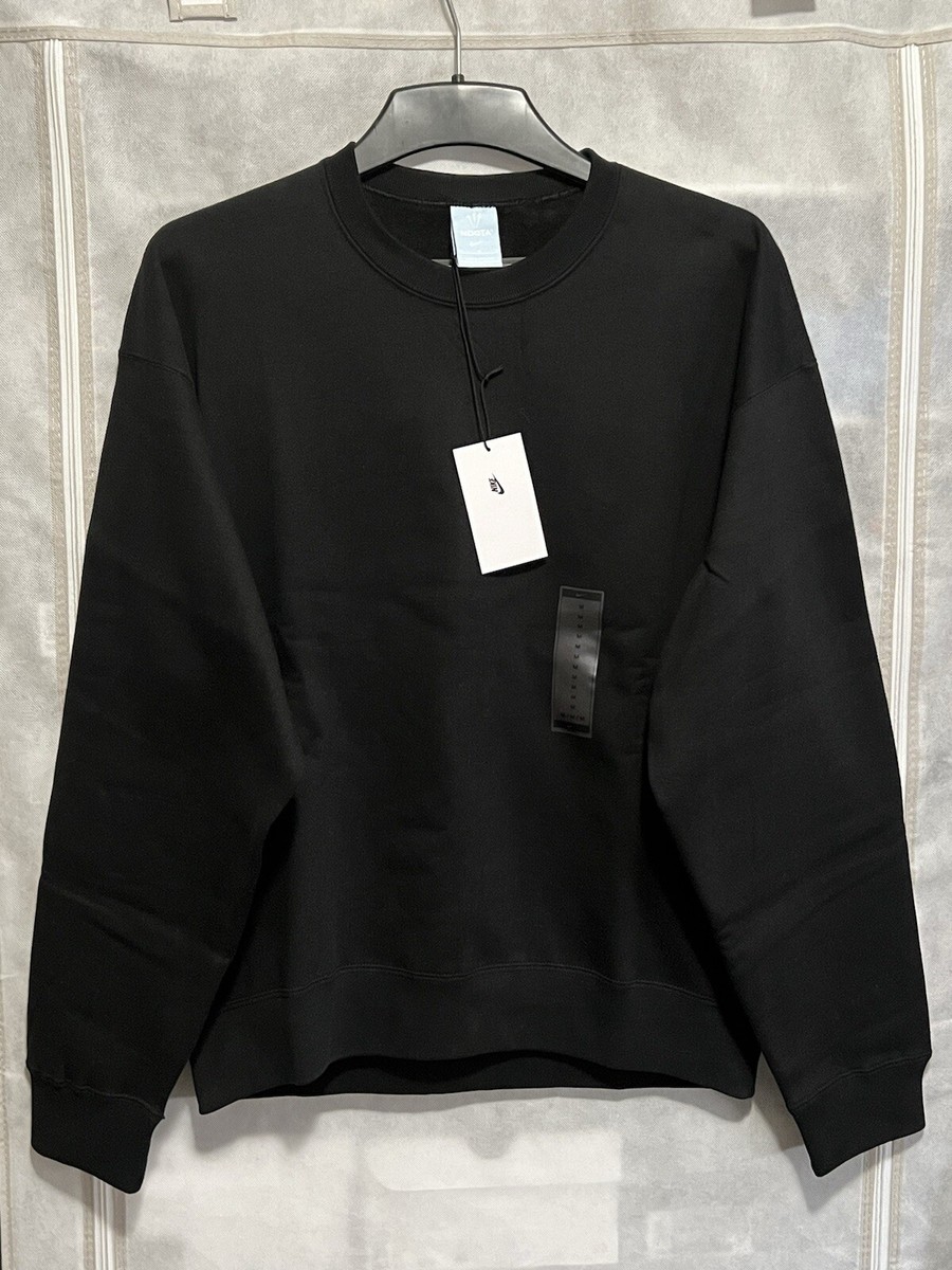 Nike Nocta NRG Crewneck Sweater Triple Black FQ3553-010 Nike Nocta NRG Crewneck Sweater Triple Black FQ3553-010