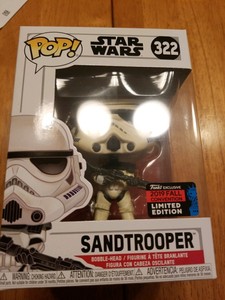 2019 NYCC EXCLUSIVE FUNKO POP! STAR WARS SANDTROOPER 322 LIMITED NICE 889698397926 | eBay