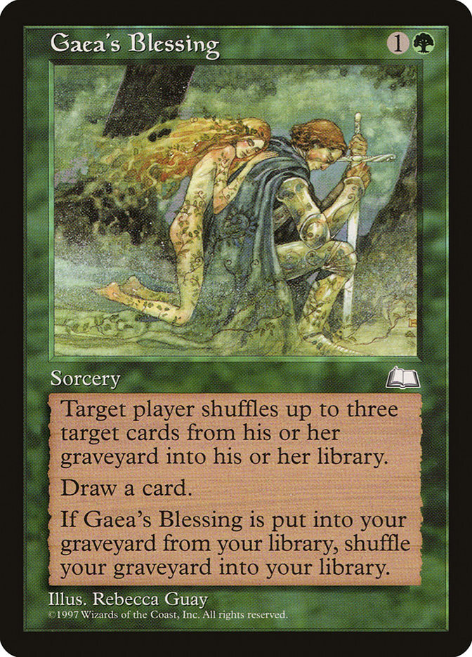 MTG Magic the Gathering Gaea's Blessing (129/167) Weatherlight LP