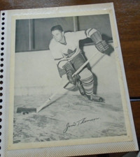 Quaker Oats Hockey  photo  Jim Thompson  / Floyd Curry  back to back photos