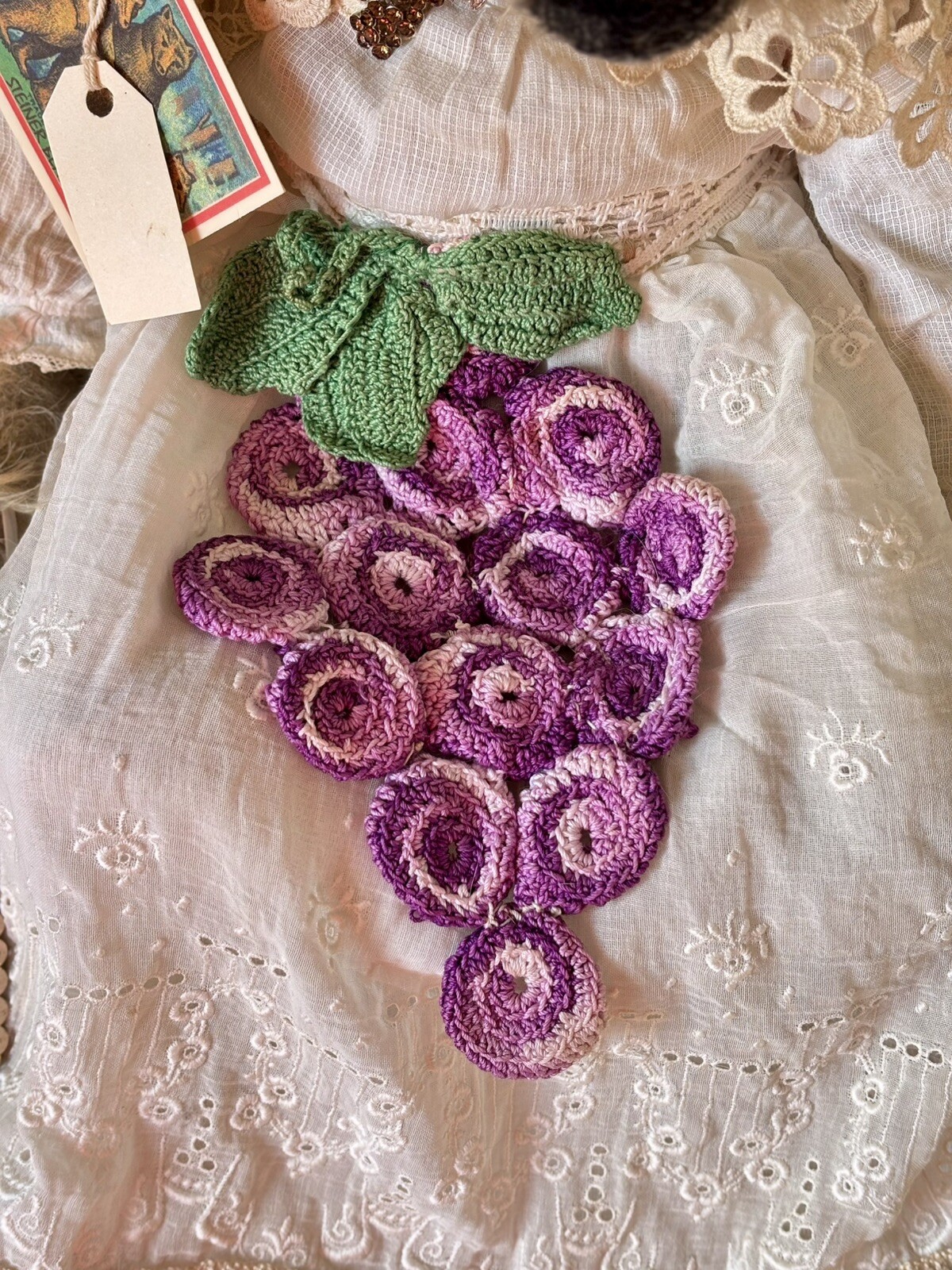 OOAK Heidi Steiner Bear Named Ina 18”Ht in Intricate Antique Dress