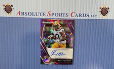 2021 Prizm Draft Picks RACEY McMATH Rc | Purple Cracked Ice | Auto #/99 | Tigers