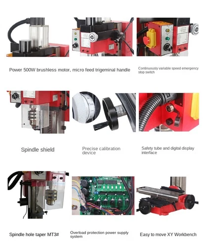 Household Metal Processing Machinery Vertical Drilling And Milling Machine SX2 - Picture 9 of 9