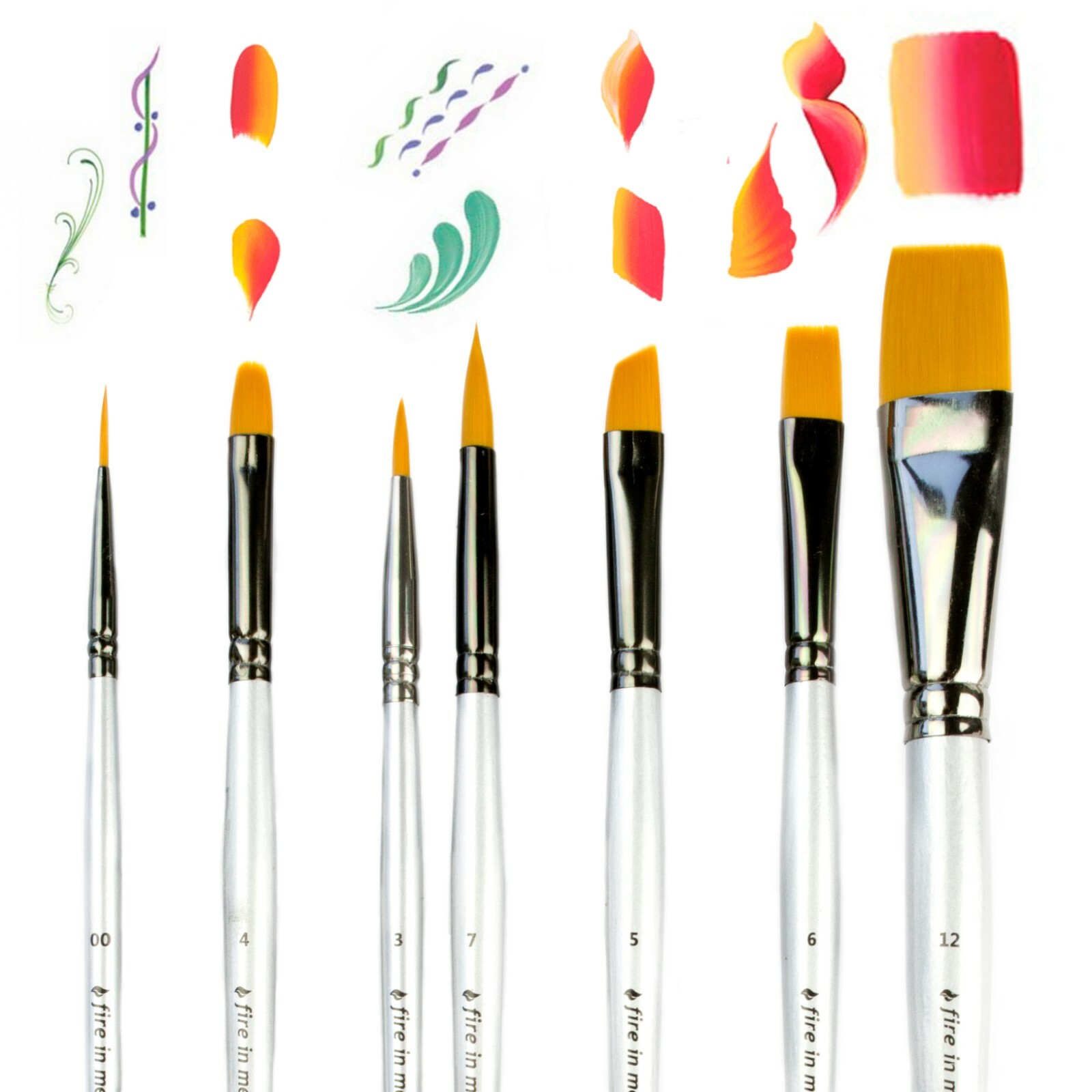 Paint Brush Set Asst. Size (9/Pack) - Mazer Wholesale, Inc.