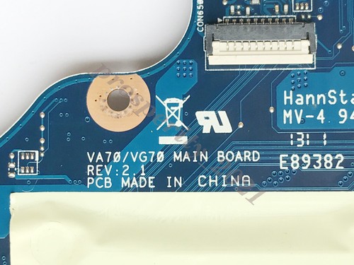 For Acer V3-771 V3-771G Intel HM77 Motherboard VA70/VG70 NBRYR11001 NB.RYR11.001 - Picture 2 of 7
