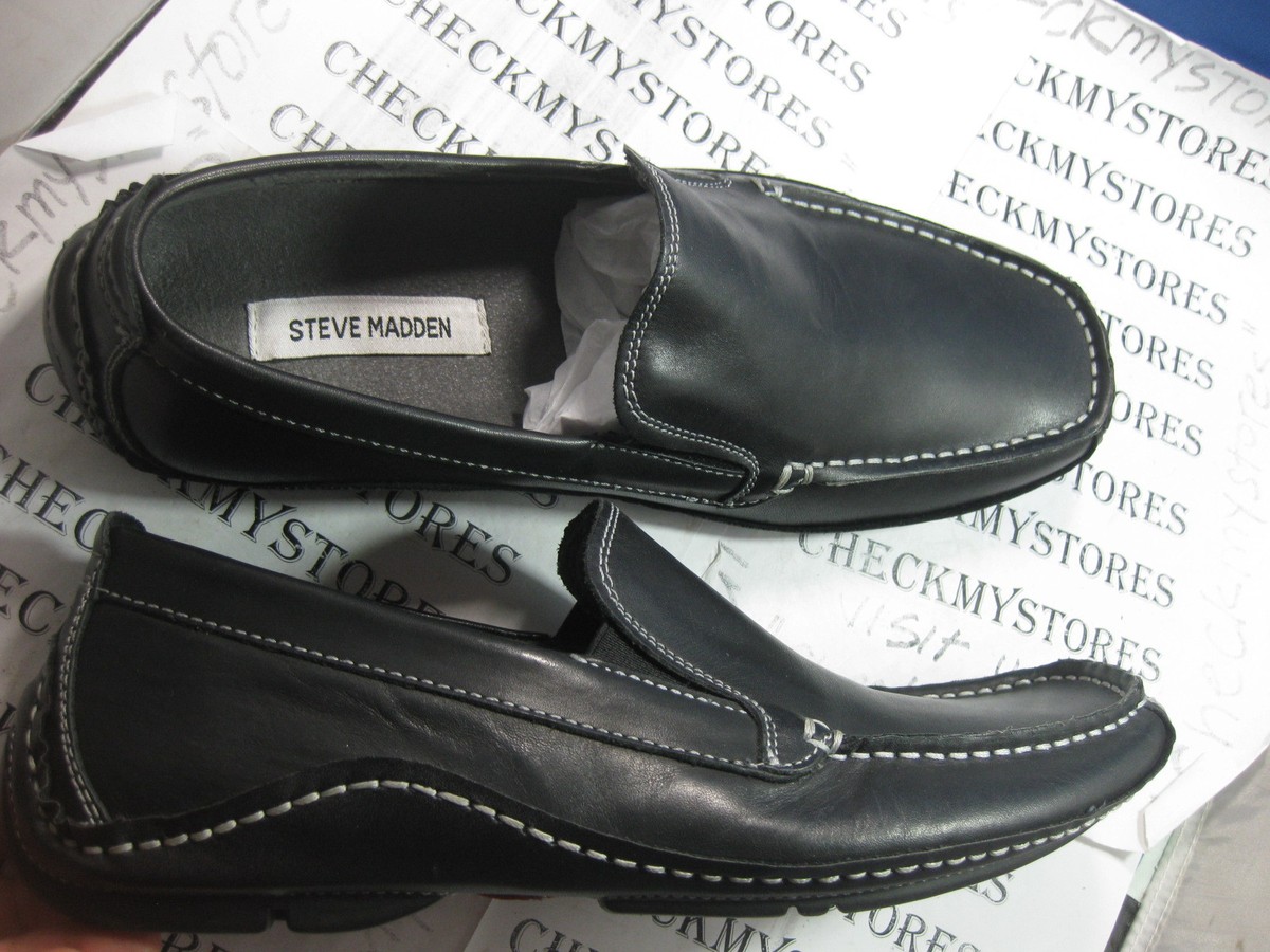 Coach Men’s Ronan Leather Slip On Loafers Shoes Black Size 9 RONAN – PEC main image 2