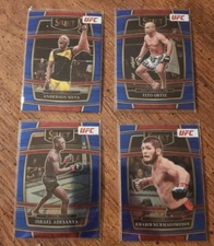 2022 PANINI SELECT UFC YOU PICK #1 - #100 ****FREESHIPPING****