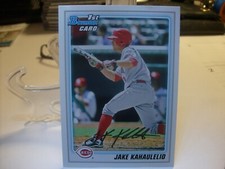 2010 Bowman Prospects  #BP88 - Jake Kahaulelio - Cincinnati Reds (2886)