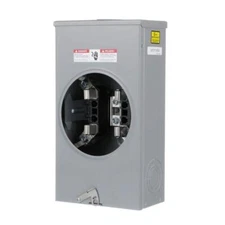 200 Amp 4 Jaw Horn-Bypass Ringless Overhead Fed Meter Socket with Steel