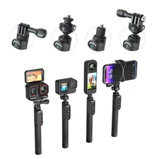 BT Remote Control Selfie Stick for Sports Camera for Insta360 Phone Accessories