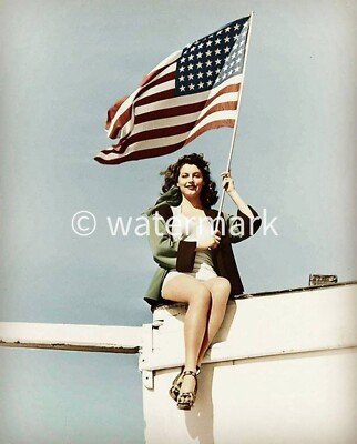 AVA GARDNER - 8x10 Photo - Dark-Haired Beauty Classic Hollywood Publicity Still 