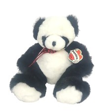 Vintage Ganz Panda Bear Stuffed Animal Medium Realistic Toy Pandora 15"