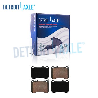 Front Ceramic Brake Pads with Hardware for Mercedes-Benz CLS53 E53 AMG S450 S550