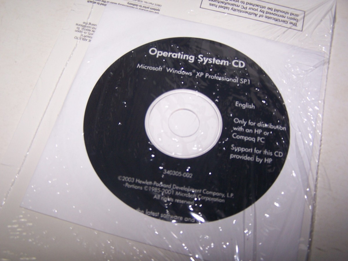 Windows XP SP1 for HP or Compaq | eBay