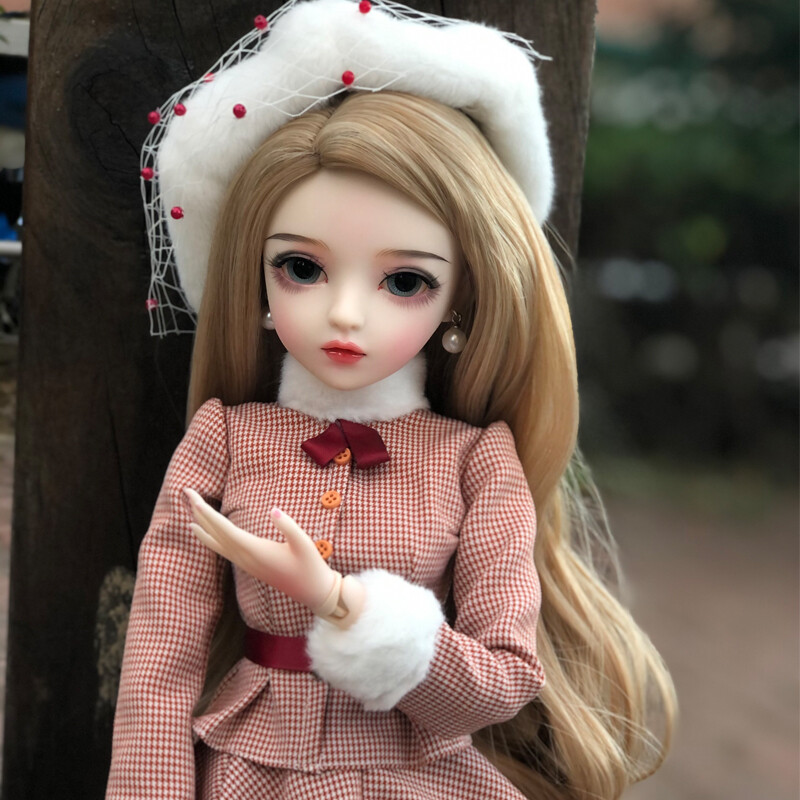 60cm BJD Doll 1/3 Ball Jointed Girl Gold Hair Changeable 60cm BJD Doll 1/3 Ball Jointed Girl Gold Hair Changeable