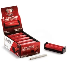 Laramie 79mm Acrylic Cigarette Rolling Machine – Fits 1 1/4 Size Papers, Durable