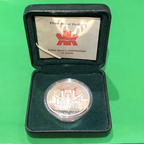 2000 Canada A Voyage Of Discovery Proof Silver Dollar Sterling 25 Grams .925