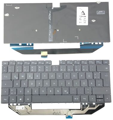 DE - Schwarz Tastatur Keyboard für HUAWEI MateBook X Pro MACH-W29