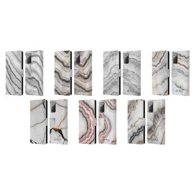 OFFICIAL NATURE MAGICK METAMORPHIC MARBLE LEATHER BOOK CASE FOR SAMSUNG PHONES 2