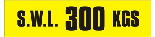 SWL | HORIZONTAL SAFE WORKING LOAD LABEL | MOT SIGN | MOT SIGNS | VOSA DVSA - Picture 32 of 77