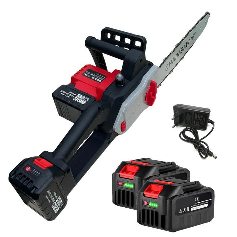Motosega Elettrica a Batteria da 16 Pollici 1600W doppia batteria da 4.0Ah