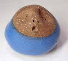 Vintage Deva 2¼" Tall Spirit Shaker Potter Ceremonial Rattle Sculpture