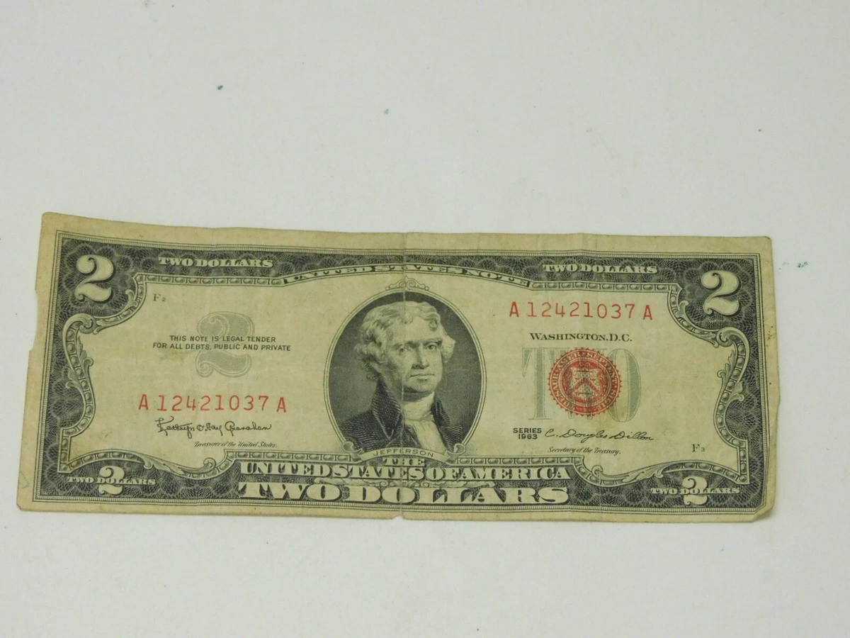 Red seal 2 dollar bill deals
