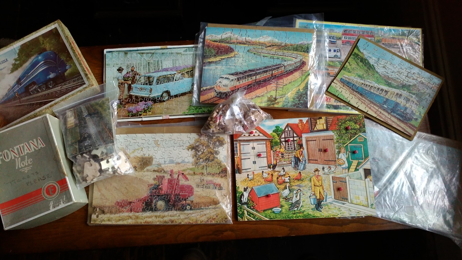 10 x VINTAGE WOODEN JIGSAW PUZZLES +1 Other eBay