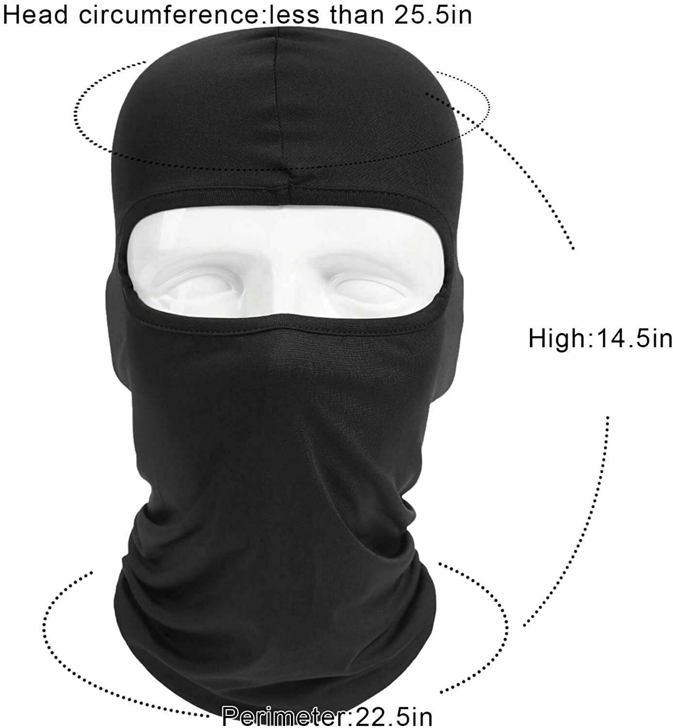Winter Ski Balaclava Full Face Mask Windproof Fleece Neck Warm for Cold Weather eBay